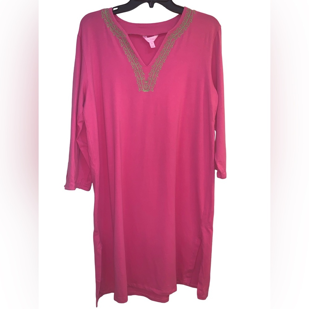 Lilly Pulitzer Pink Cover Up Dress Size Medium
